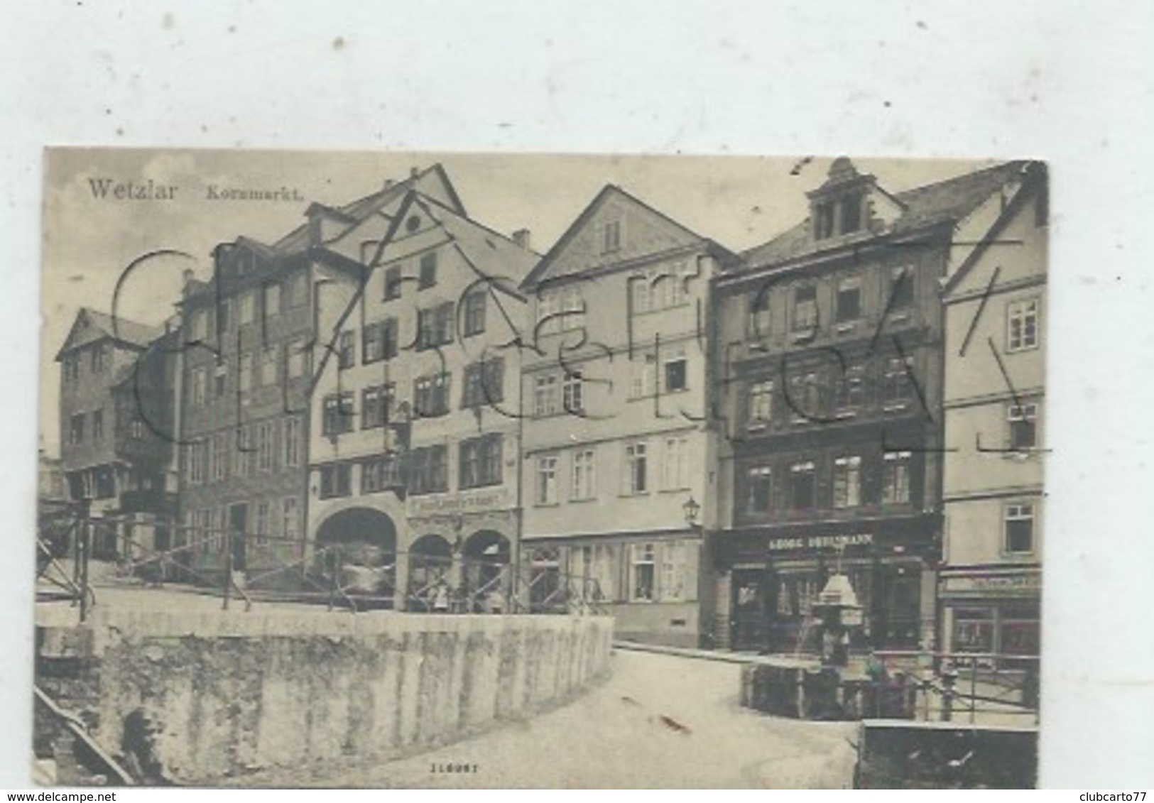 Wetzlar (Allemagne, Hesse) : Geschäfte Nach Kornmarkt Im 1908 (lebendig) PF. - Wetzlar