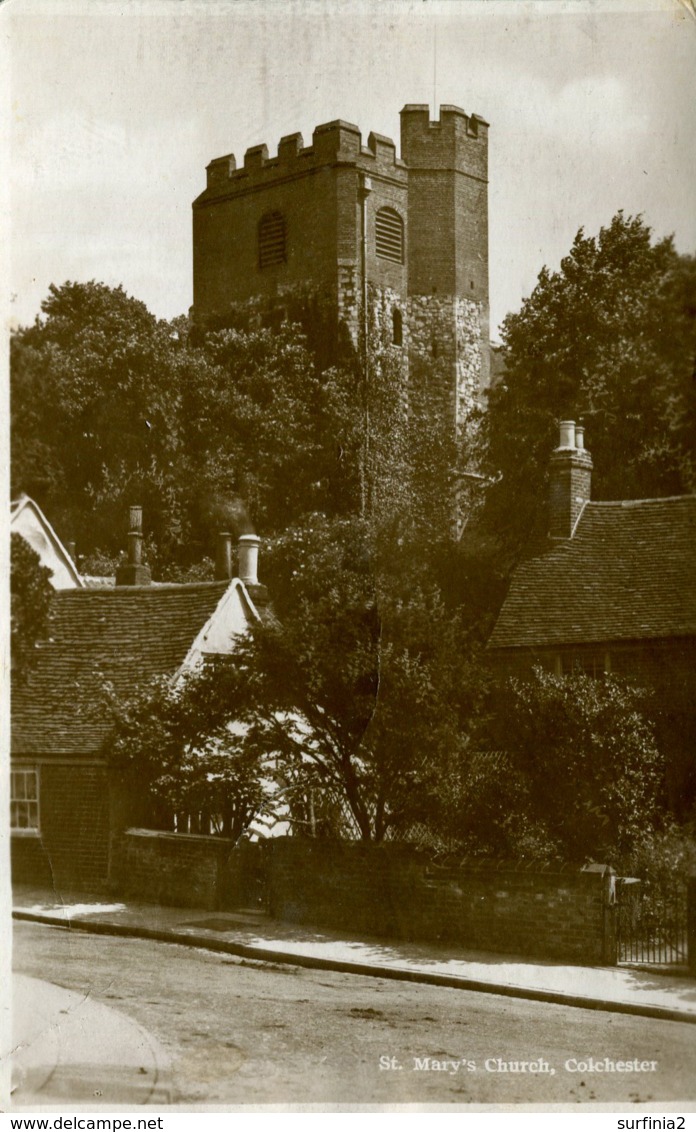 ESSEX - COLCHESTER - ST MARY'S CHURCH RP Es658 - Colchester