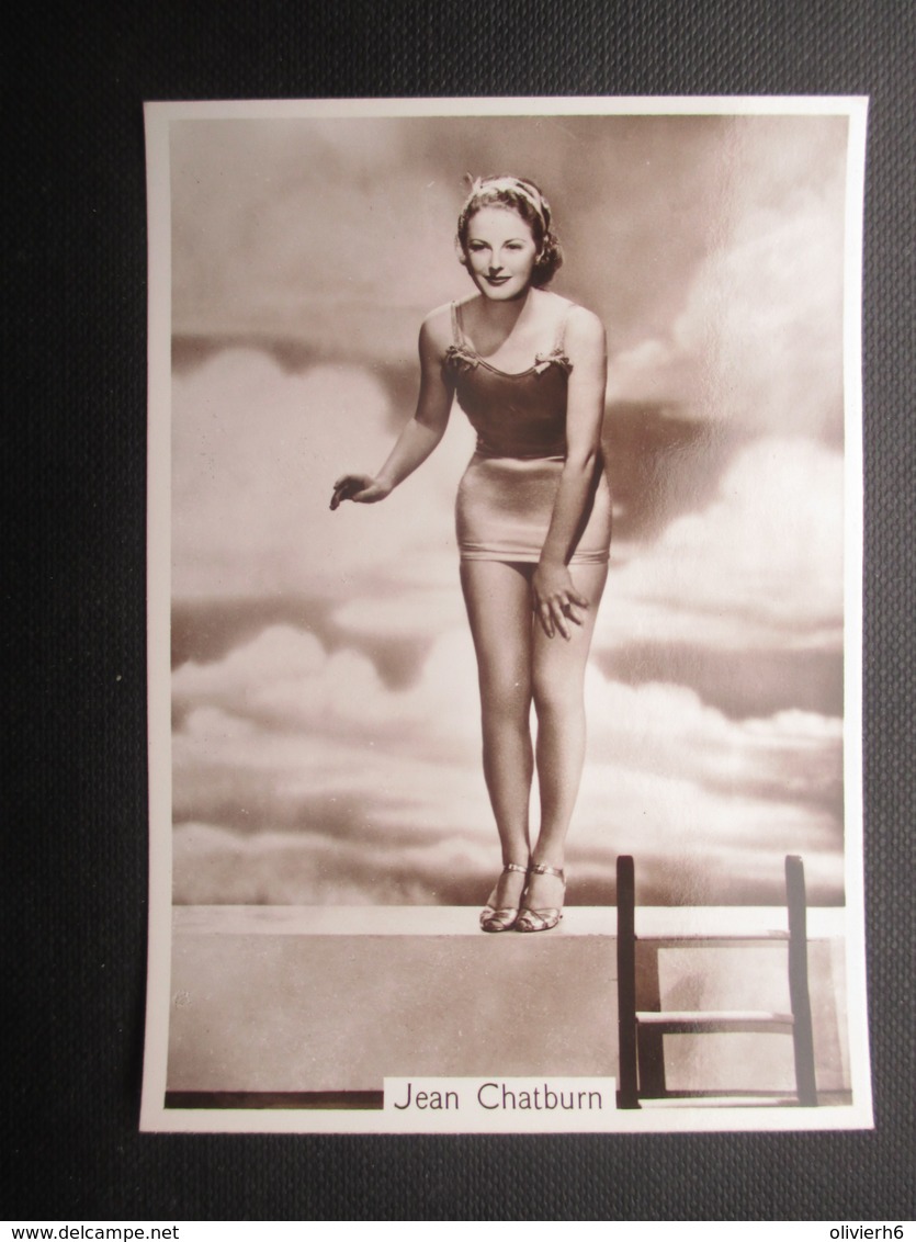 REAL PHOTO - PIN UP (V2004) JEAN CHATBURN (2 Vues) N°33 BEAUTIES OF TO-DAY Fourth Series - Phillips / BDV