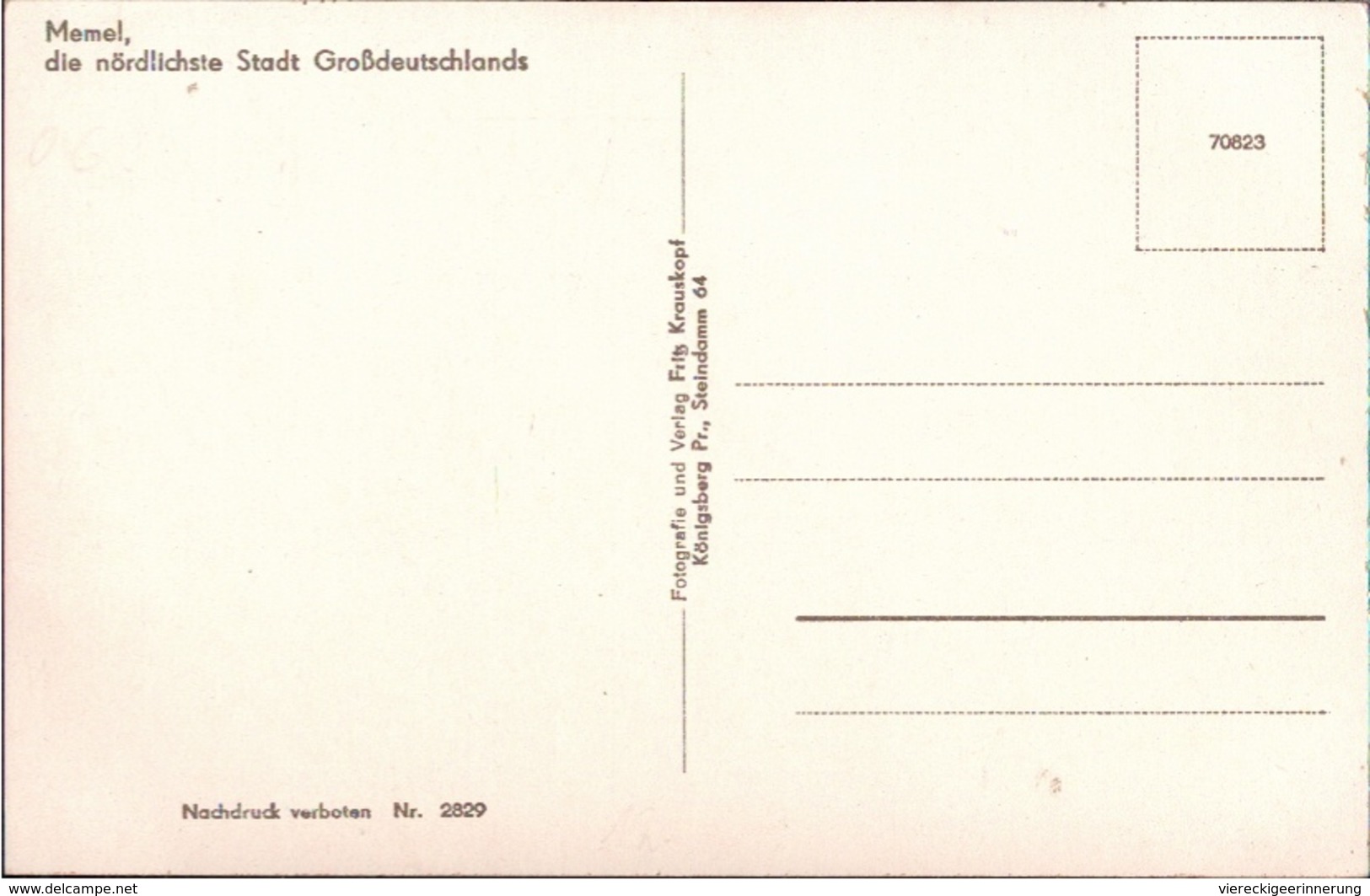 ! Alte Ansichtskarte Memel, Denkmal, Rathaus, - Ostpreussen