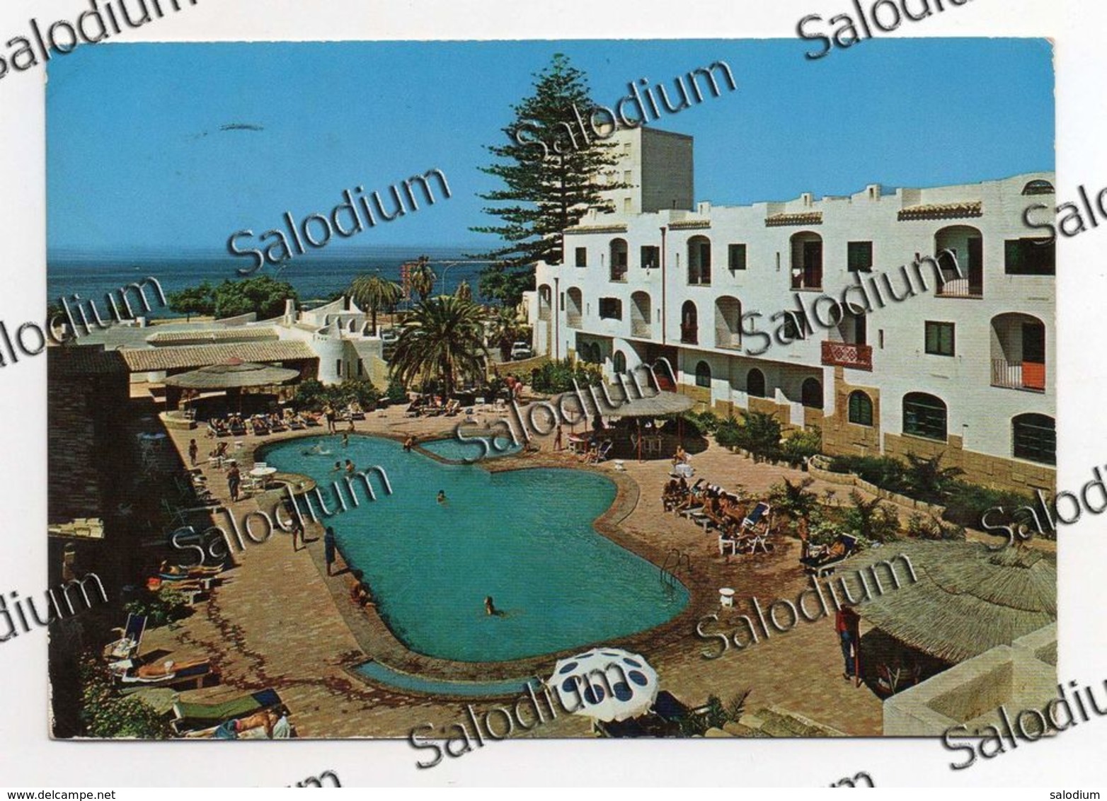 MAZARA DEL VALLO - HOTEL Piscina Swimming Pool  - Storia Postale Isernia Fntana Fountain - Mazara Del Vallo