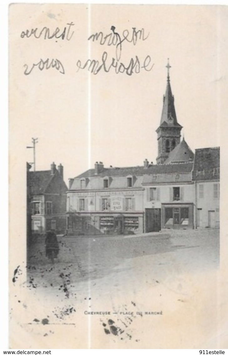 78  CHEVREUSE .  PLACE  DU MARCHE - Chevreuse