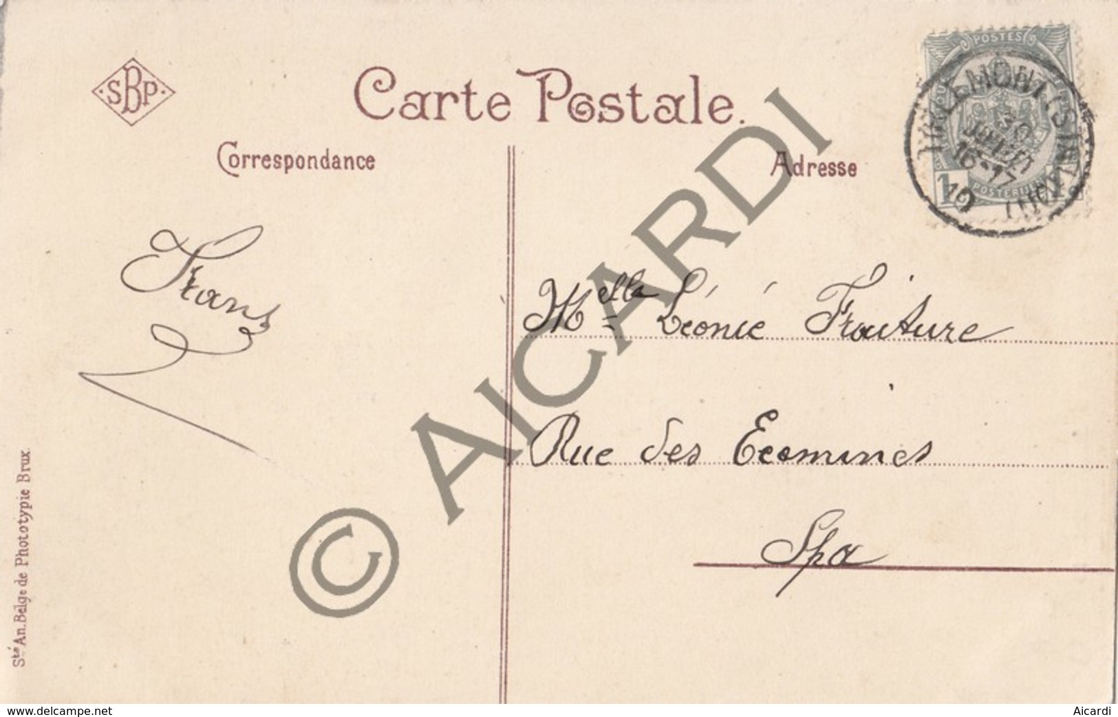 Postkaart/Carte Postale TIENEN/TIRLEMONT- Rue De Louvain (B247) - Tienen