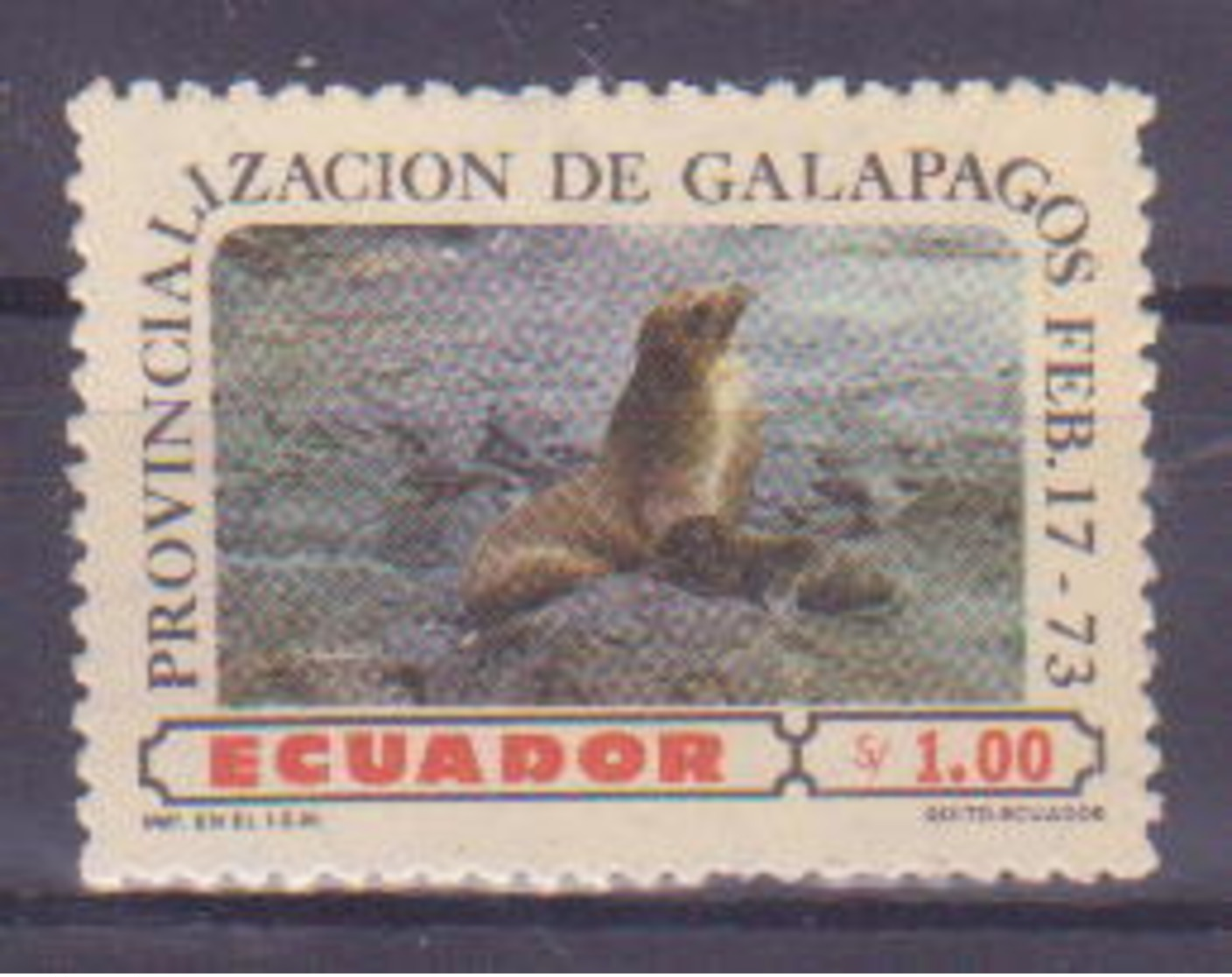 74-010 / ECUADOR - 1973  BIRDS  Unused ** - Ecuador
