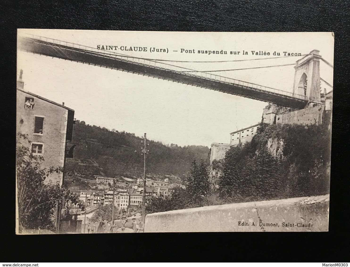 39 -  SAINT CLAUDE - Pont Suspendu Sur La Vallée Du Tacon  - 389 - Saint Claude