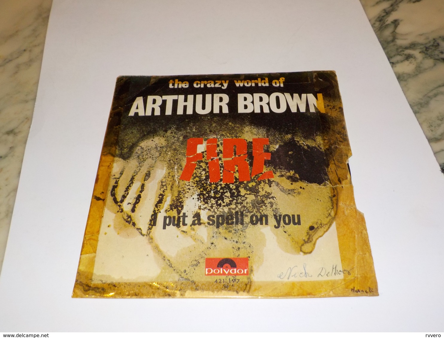 45 TOURS ARTHUR BROWN FIRE 1968 - Rock