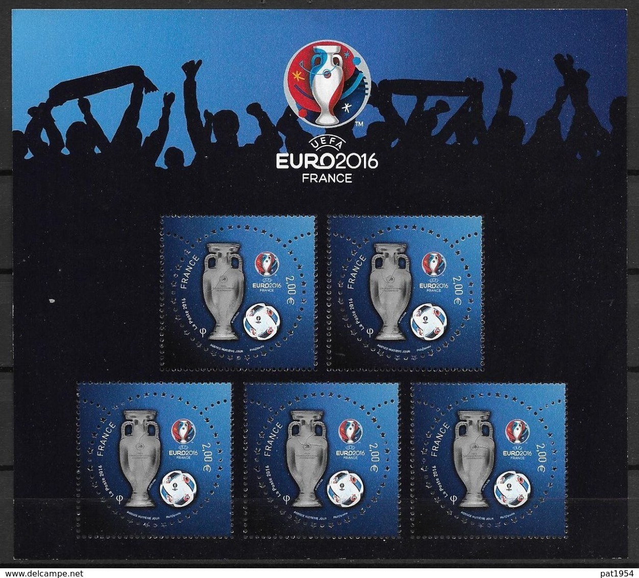 France 2015 Bloc Feuillet N° 137 Neuf Luxe. Footbal Championnat D'Europe UEFA - Ungebraucht