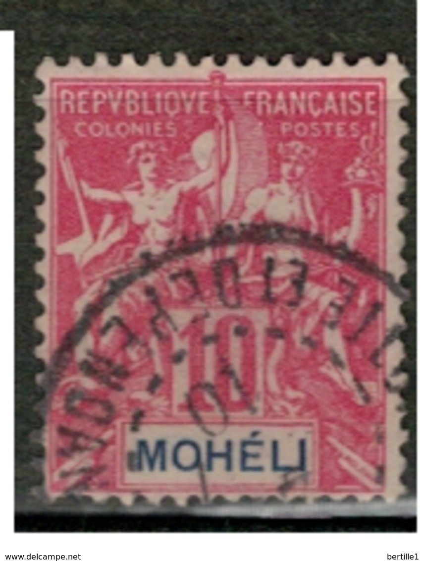 MOHELI          N°  YVERT  :  5 ( 4 )  OBLITERE       ( Ob   5/17 ) - Used Stamps