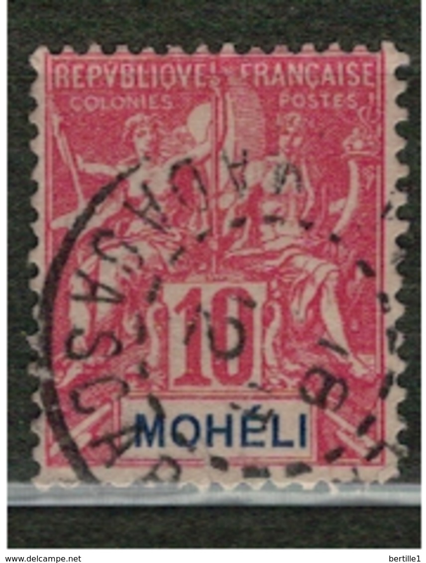 MOHELI          N°  YVERT  :  5 ( 7 )  OBLITERE       ( Ob   5/17 ) - Used Stamps