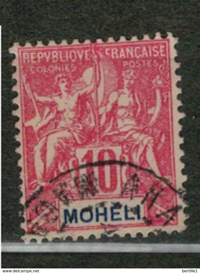 MOHELI          N°  YVERT  :  5 ( 8 )  OBLITERE       ( Ob   5/17 ) - Used Stamps