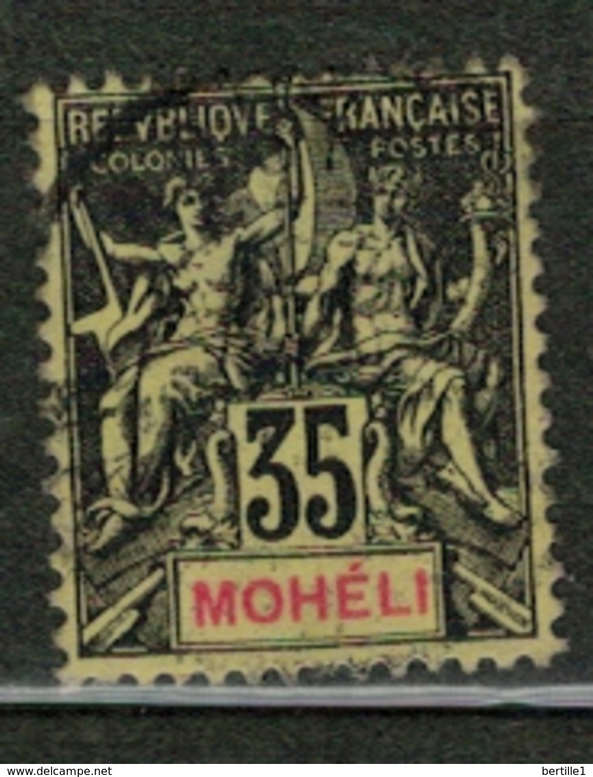 MOHELI          N°  YVERT  :  9   ( 1 )    OBLITERE       ( Ob   5/17 ) - Used Stamps