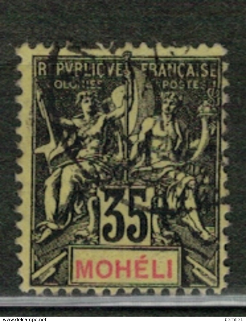 MOHELI          N°  YVERT  :  9   ( 3 )    OBLITERE       ( Ob   5/17 ) - Used Stamps