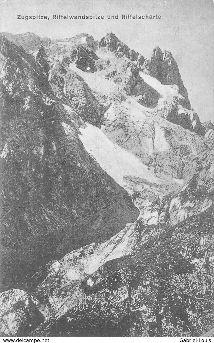 Zugspitze -  Riffelwandspize Und Riffelscharte - Zugspitze