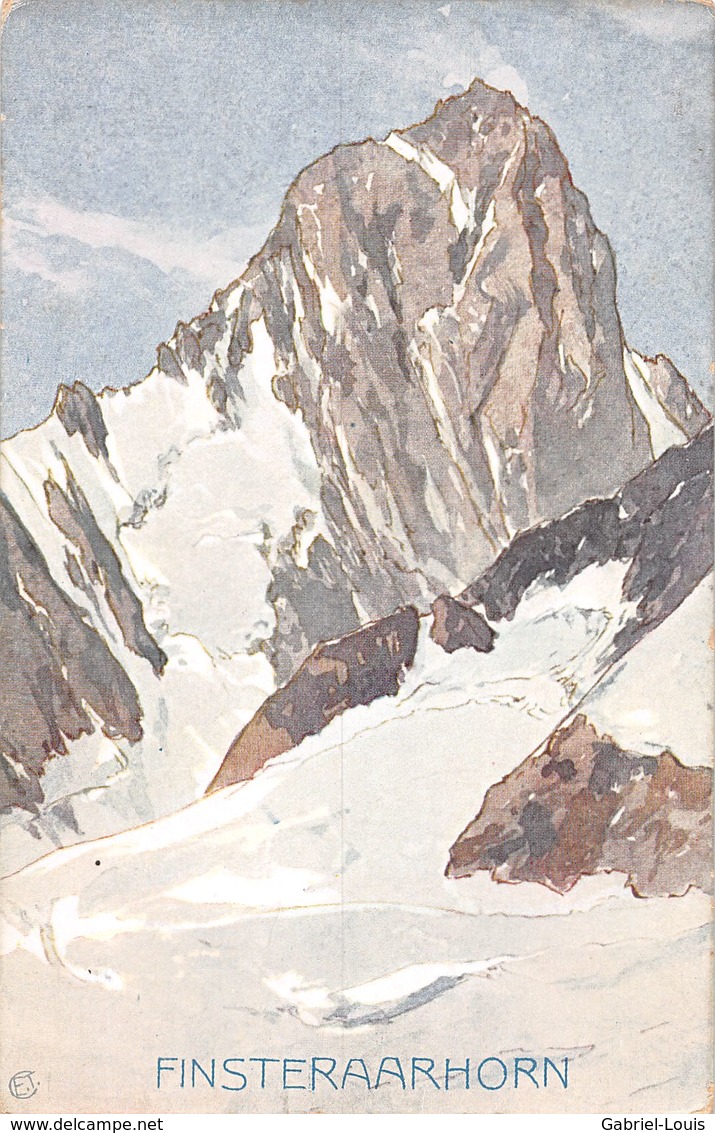 Finsteraarhorn E.T. Compton Die Alpen II. Nr 11. Grindelwald - Grindelwald