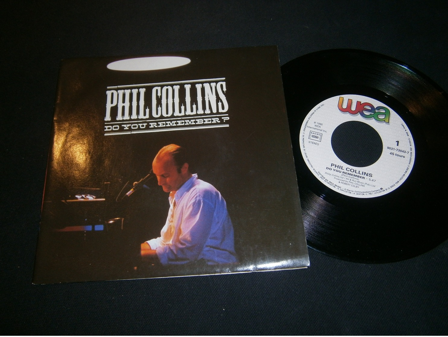 SP 45t  / Phil COLLINS Do You Remember 1990 - Disco, Pop
