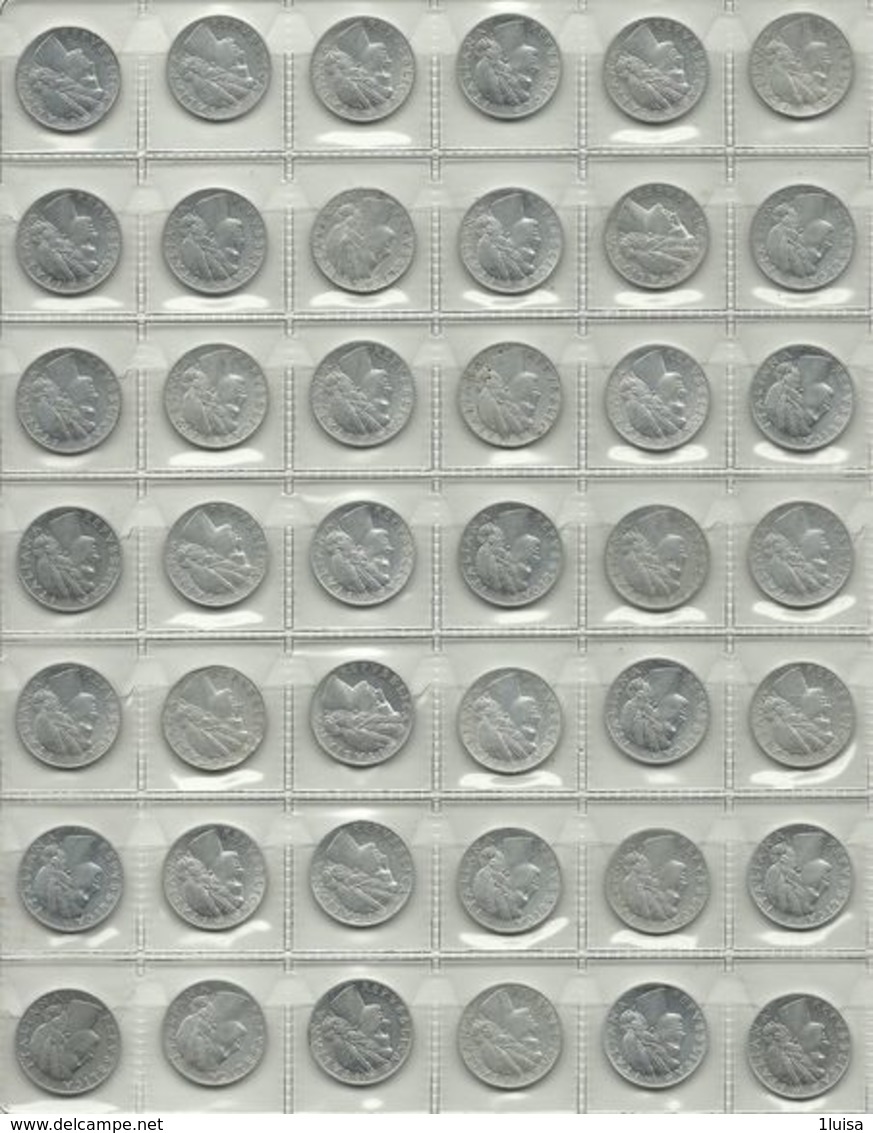 ITALIA 1 Lira 36 LOTTI 1948 6 LOTTI 1949 - 1 Lira