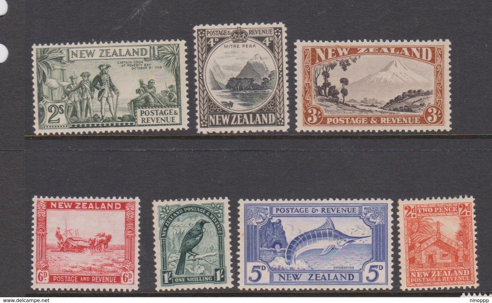 New Zealand SG 559-62 1935 Definitive Perf 12, Mint Never Or Light Hinged - Ungebraucht