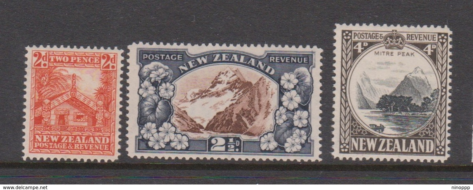 New Zealand SG 559-62 1935 Definitive Perf 14, Mint Light Hinged - Ungebraucht