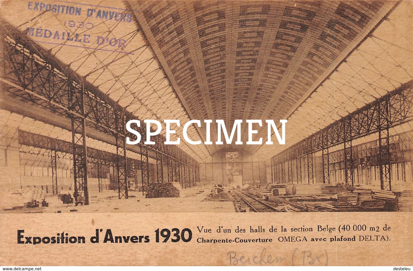 La Charpente-Couverture Oméga - Sint-Agatha-Berchem - Expoistion Anvers 1930 - St-Agatha-Berchem - Berchem-Ste-Agathe