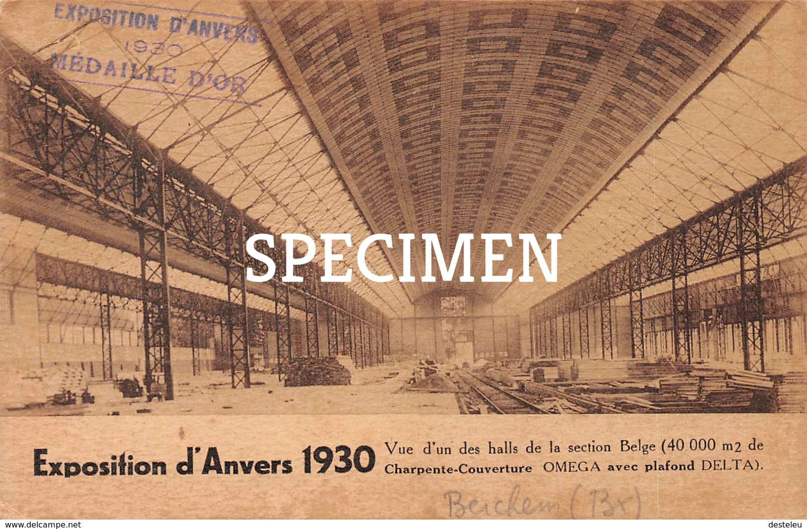 La Charpente-Couverture Oméga - Sint-Agatha-Berchem - Expoistion Anvers 1930 - Berchem-Ste-Agathe - St-Agatha-Berchem