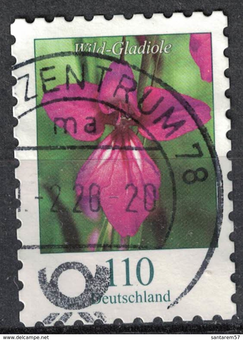 Allemagne 2019 Oblitéré Used Fleurs Wild Gladiole Glaïeul Sauvage SU - Used Stamps