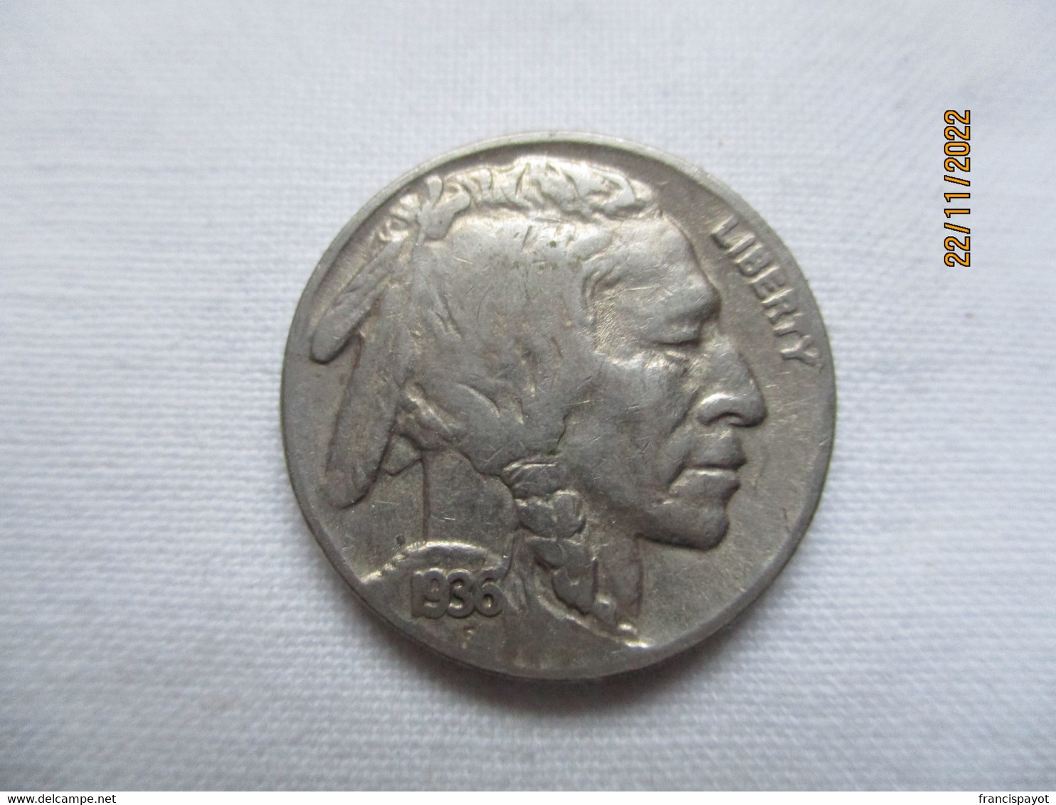 USA Buffalo 5 Cents 1936 - 1913-1938: Buffalo