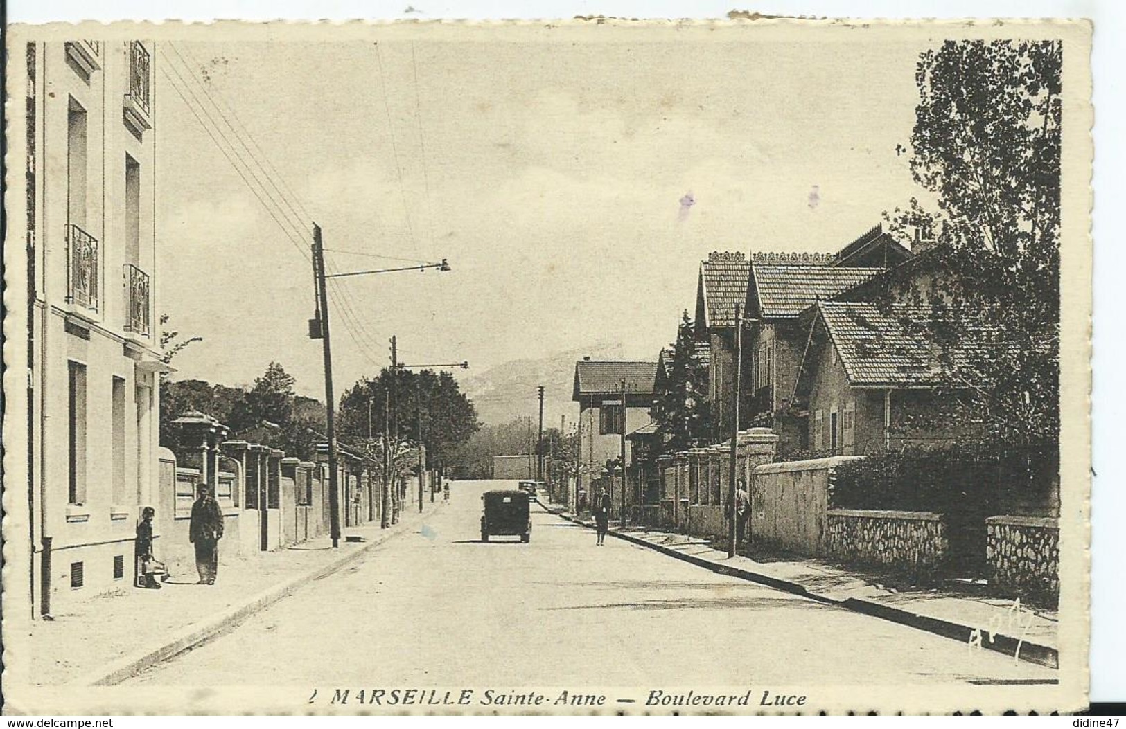 MARSEILLE - SAINTE ANNE - Boulevard Luce - Non Classés