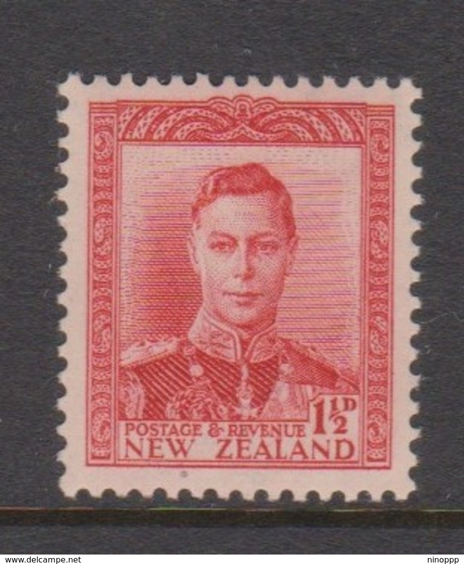 New Zealand SG 608 1944 King George VI,Three Half Pence Scarlet, Mint Hinged - Neufs