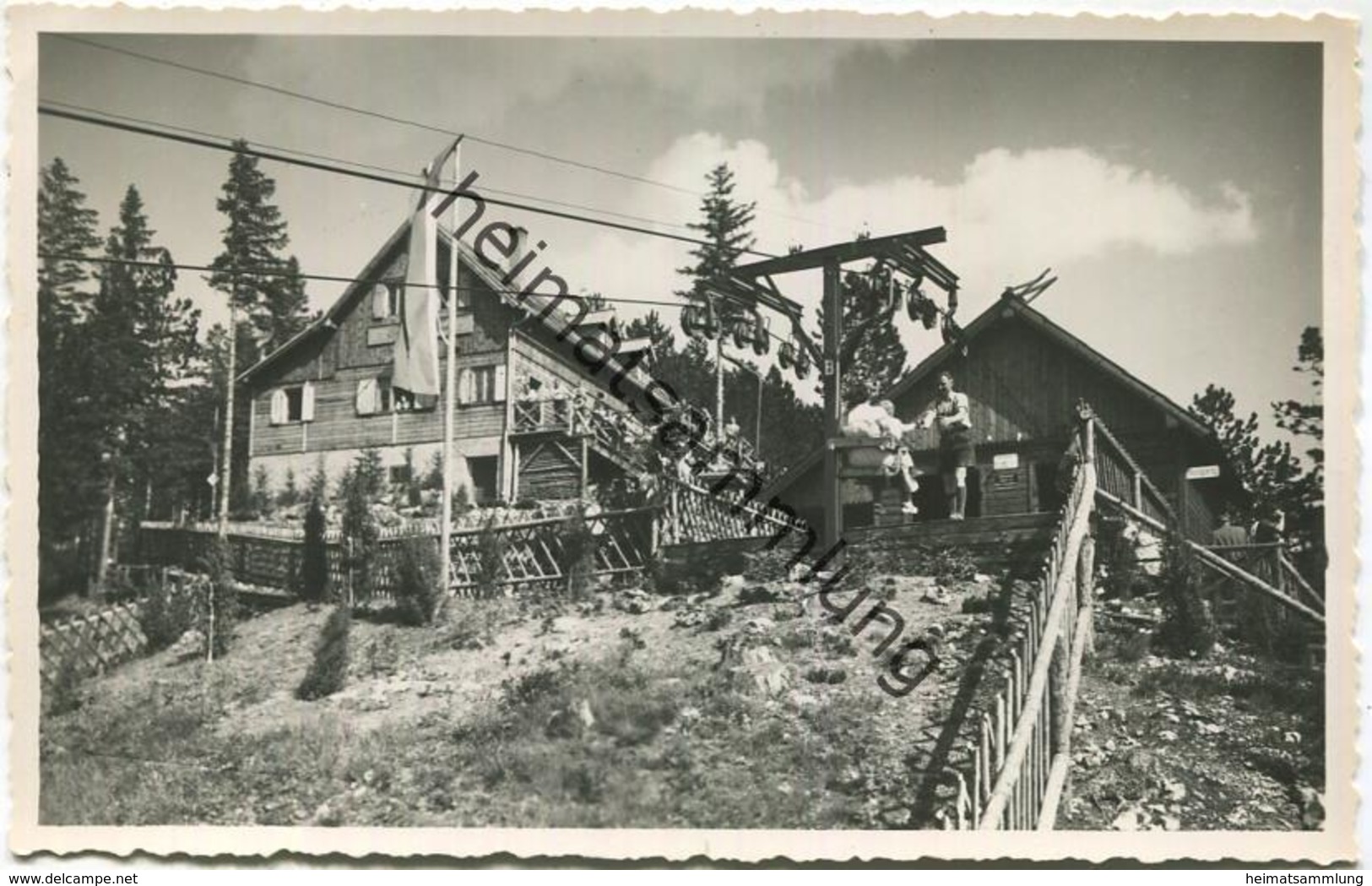 Puchberg Am Schneeberg - Sessellift Auf Den Himberg - Foto-AK Gel. 1950 - Schneeberggebiet