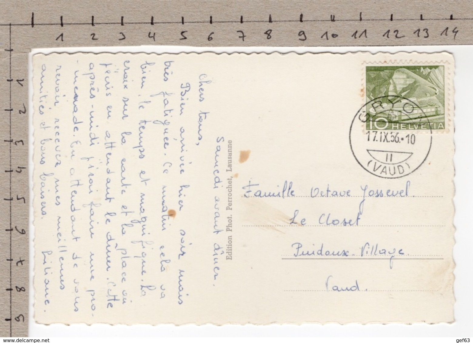 Gryon - Pension Broyon (1956) District D'Aigle - Aigle