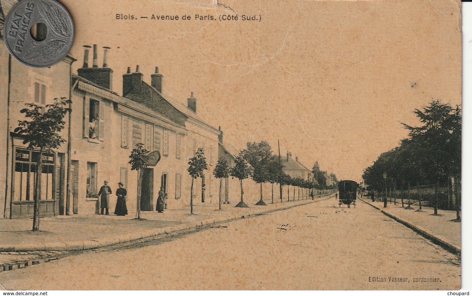 41 - Carte Postale Ancienne De   BLOIS  Avenue De Paris - Blois