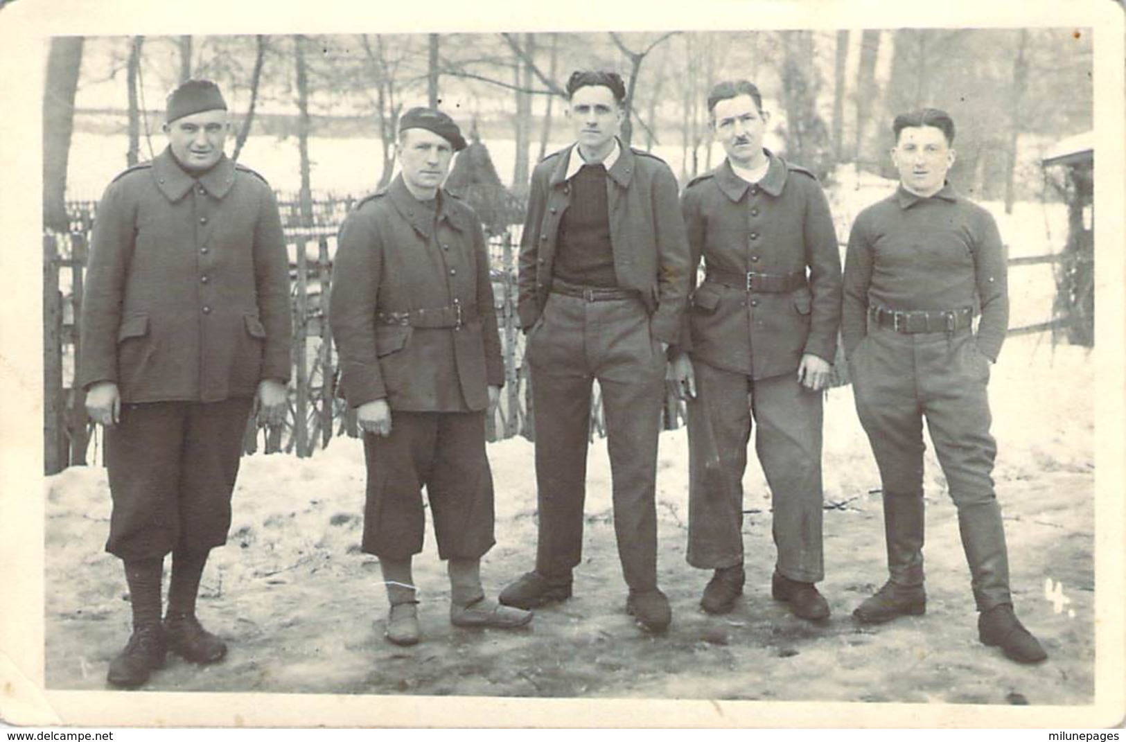 Carte Photo De Prisonniers Français Au Stalag IX-C De BAD SULZA Près D'Erfurt En Allemagne Guerre 1939 - War 1939-45