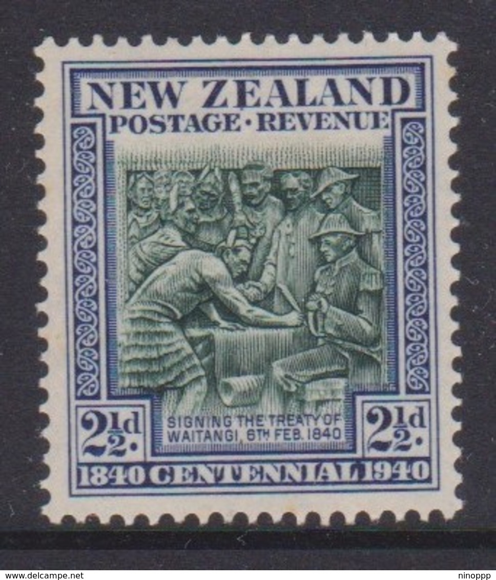 New Zealand SG 617 1940 Definitives 2.5 Pence Blue Green And Blue, Mint Hinged - Neufs