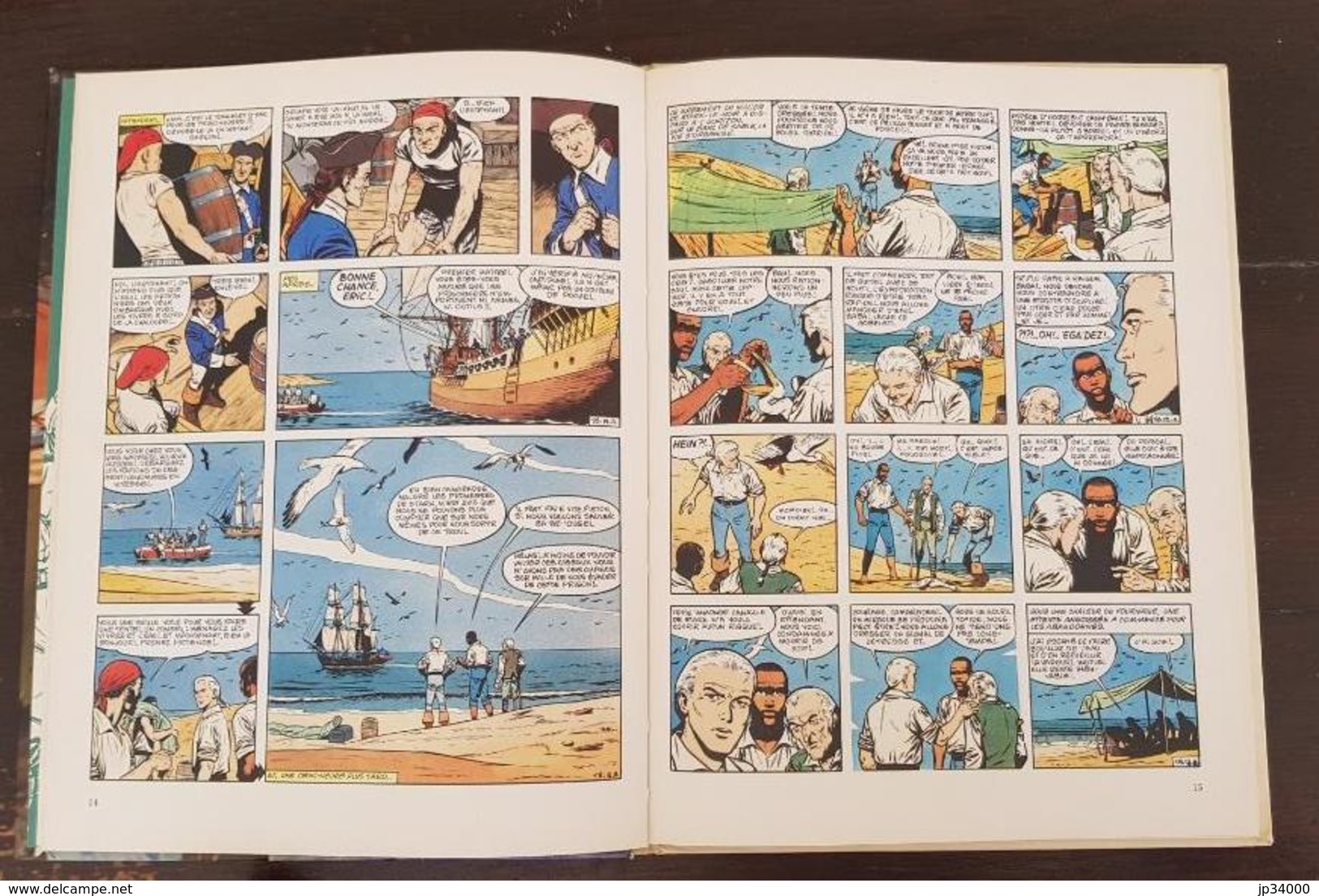 BARBE ROUGE: le trésor de barbe rouge. Charlier, Hubinon. EO dargaud 1971. (voir les 12 scans)