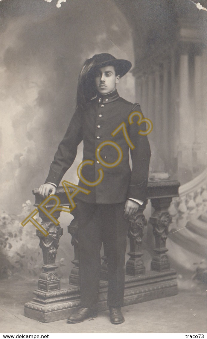 BERSAGLIERE _ MILITARI _ 1.11.1914 /  Regio Esercito - Bersagliere In Posa _  Foto Formato 8,5 X 13,5 Cm. - Guerra, Militari