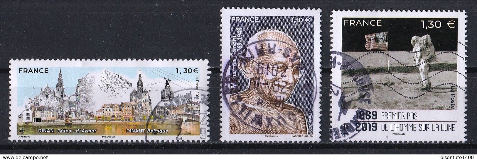 France 2019 : Timbres Yvert & Tellier N° 5300 - ???? Et ???? Avec Oblit. Rondes. - Gebraucht