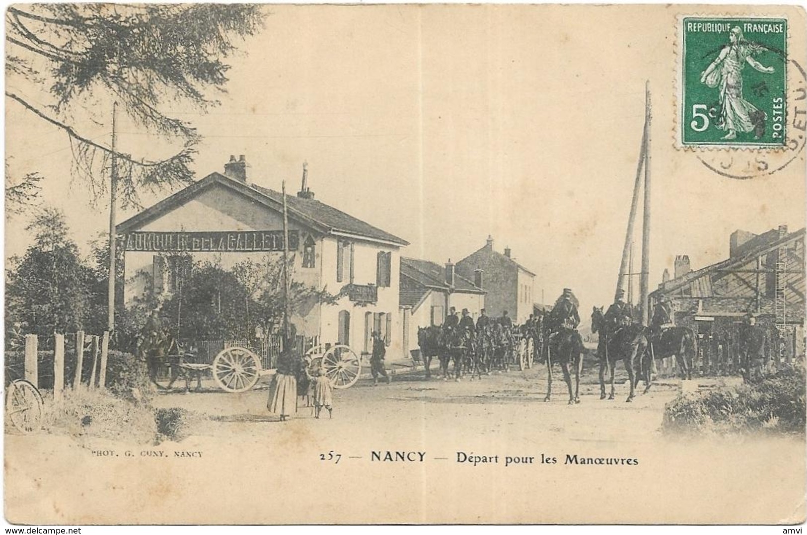 REF: 4183 - 54 -  Nancy - Départ Pour Les Manoeuvres - Militaria - Nancy