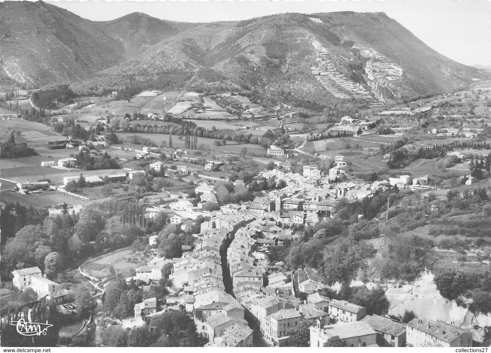 26-DIEULEFIT-VUE GENERALE AERIENNE - Dieulefit