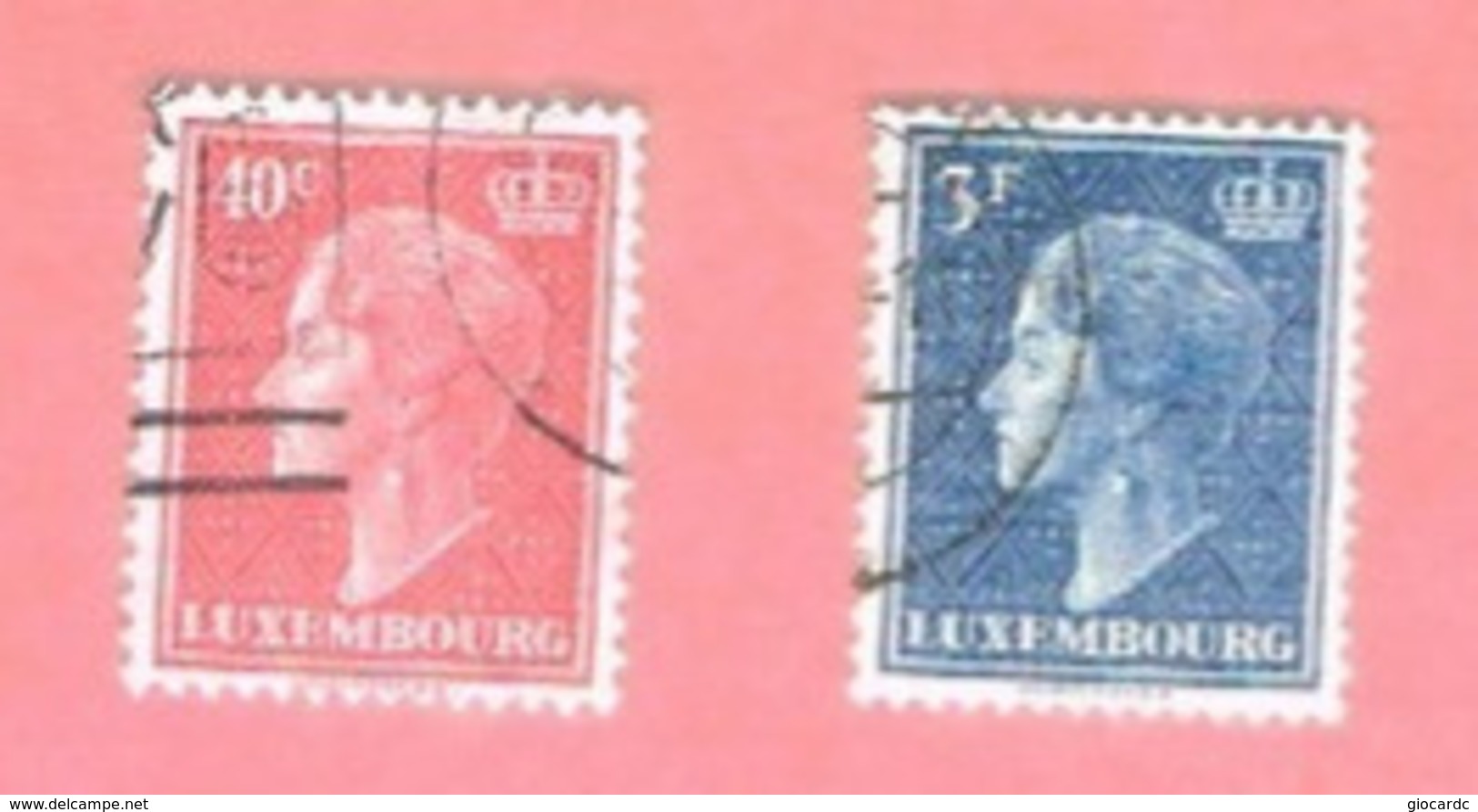 LUSSEMBURGO (LUXEMBOURG)   -   SG  513b.521b   -   1951  GRAND DUCHESS CHARLOTTE  -   USED - 1948-58 Charlotte Linksprofil