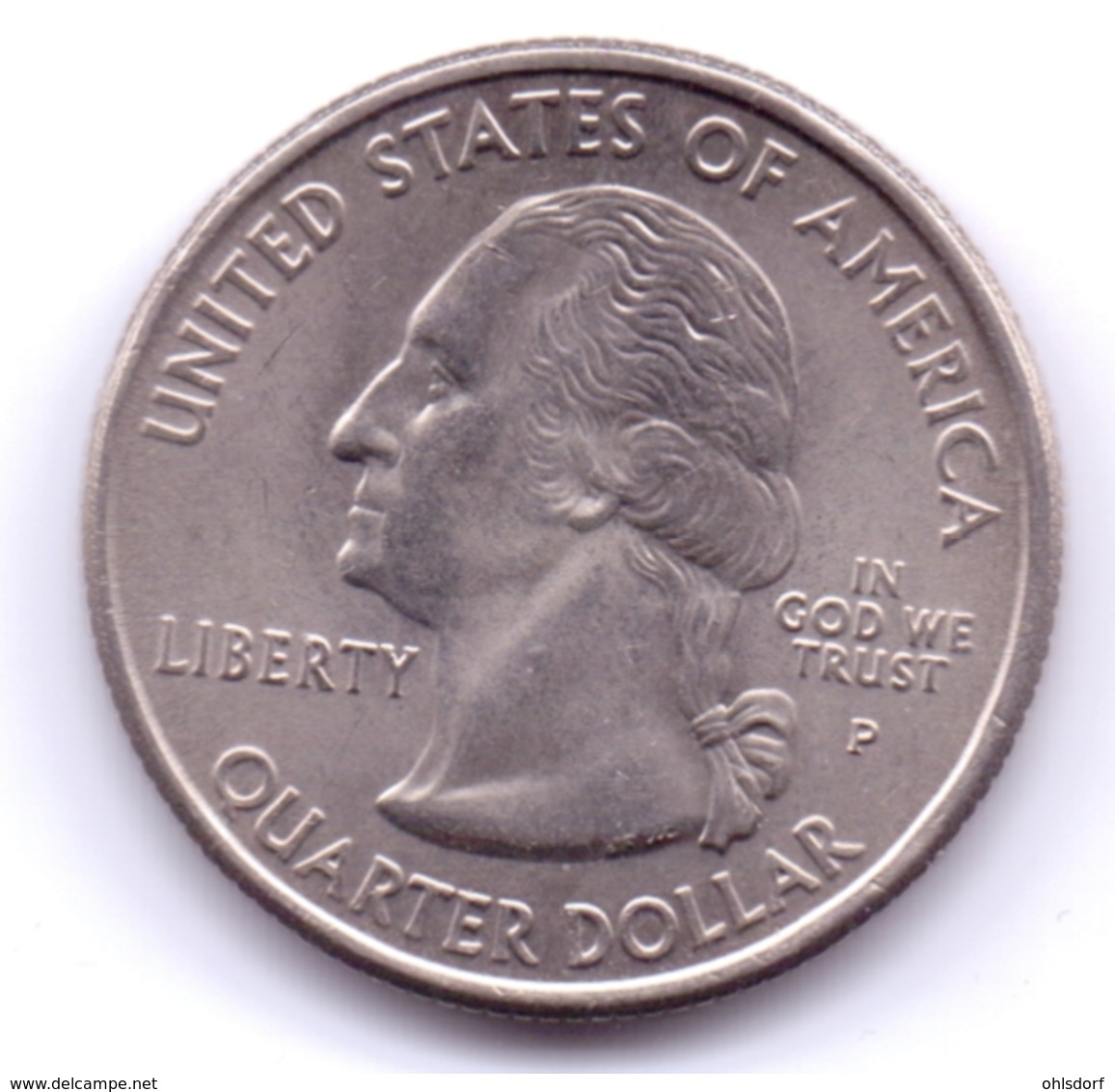 U.S.A. 2001 P: Quarter, New York, KM 318 - 1999-2009: State Quarters