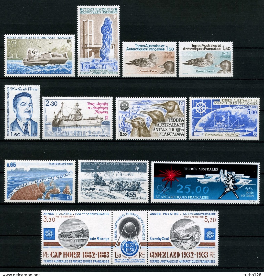 TAAF 1982 Année Complète N° 95/100 PA 71/78 ** Neufs MNH Superbes C 40,65 € Full Year Jahrgang Ano Completo - Volledig Jaar