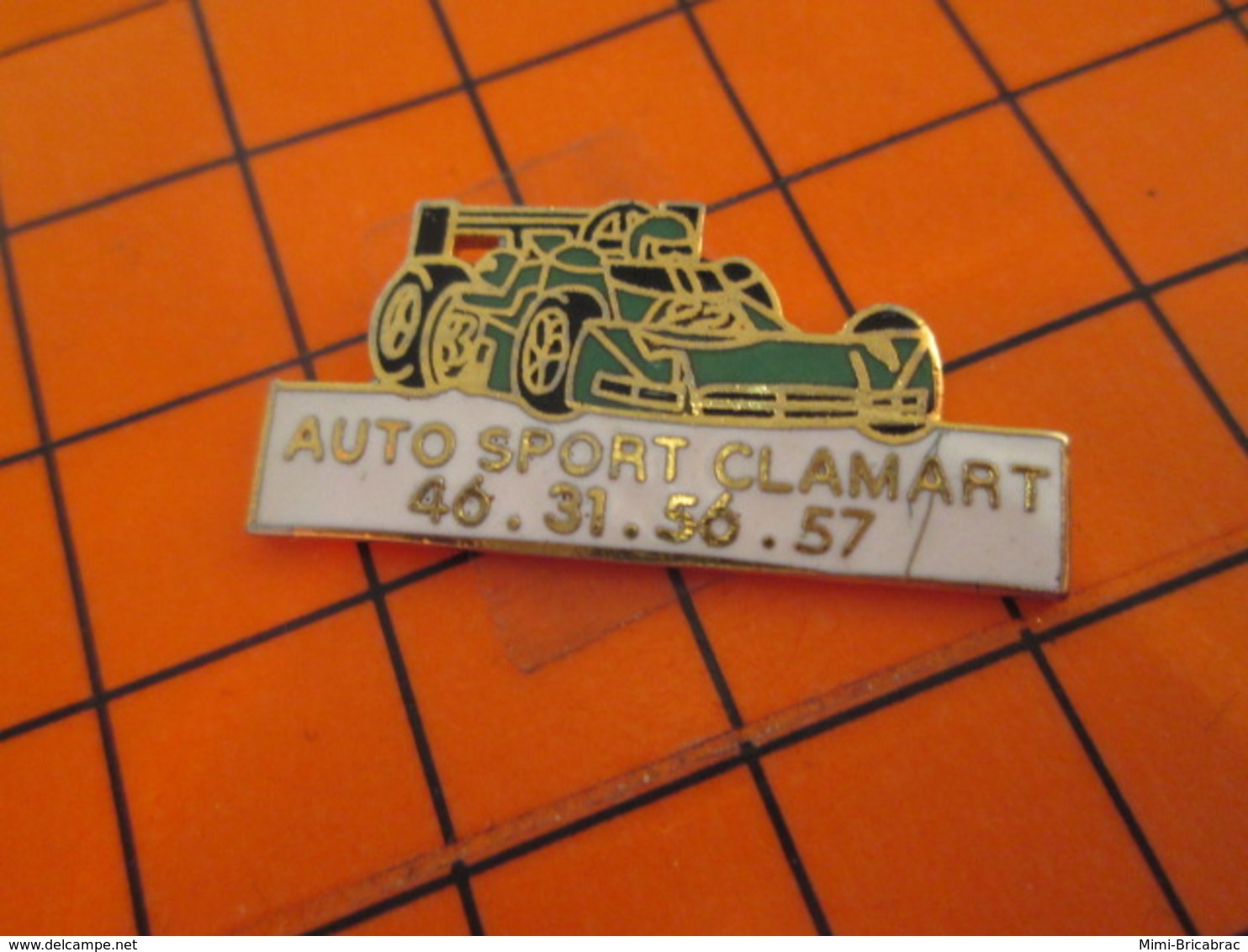 820 Pin's Pins / Beau Et Rare / THEME : AUTOMOBILES / F1 FORMULE 1 AUTO SPORT CLAMART - F1