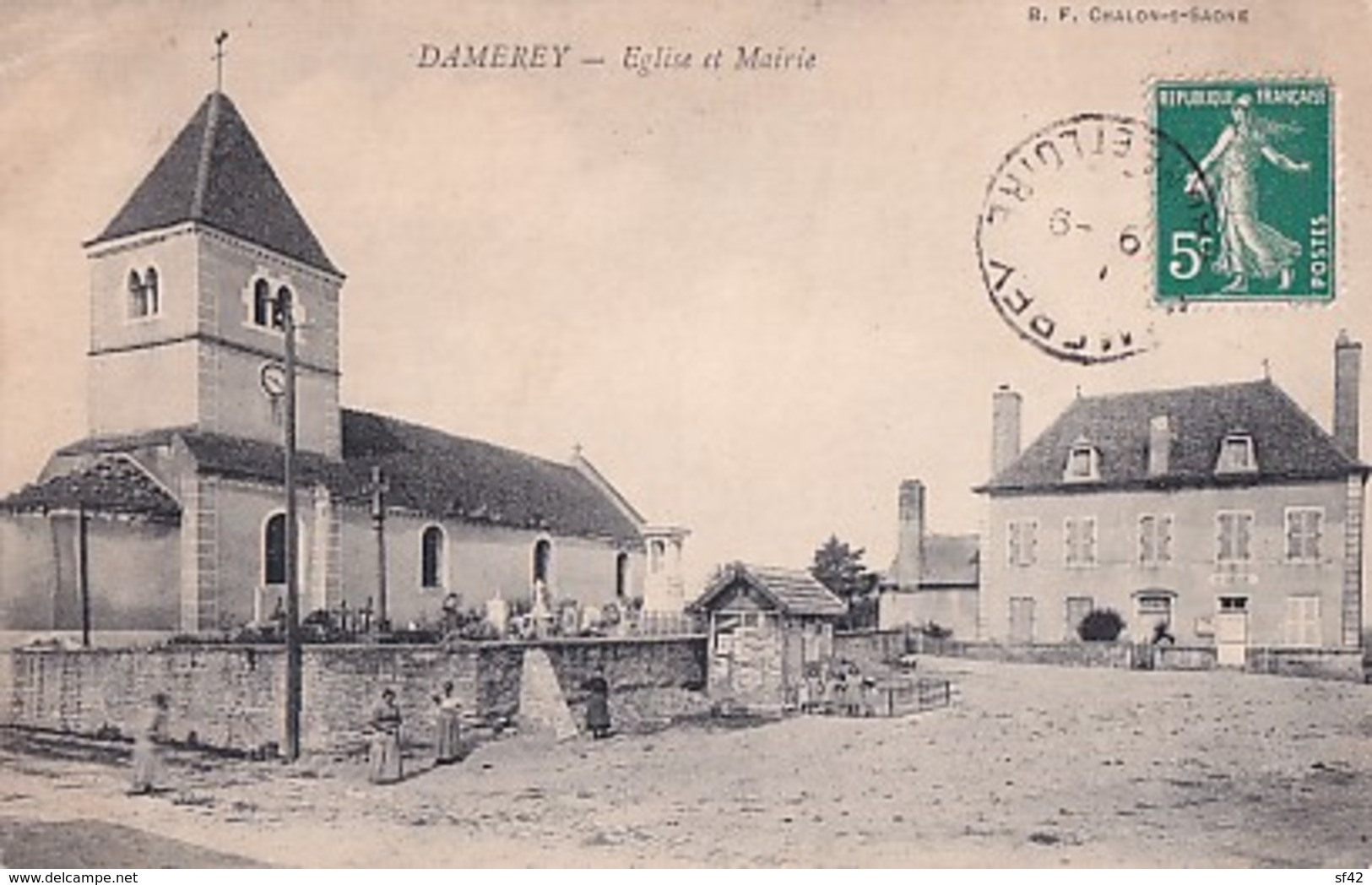 DAMEREY         EGLISE ET MAIRIE - Other & Unclassified