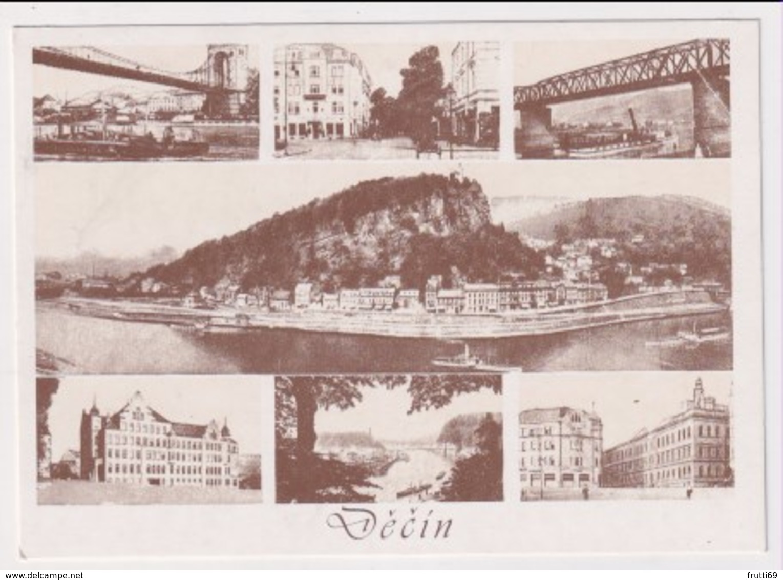 CZECH REPUBLIC - AK 375653 DECIN - MODERN REPRODUCTION CARD - República Checa