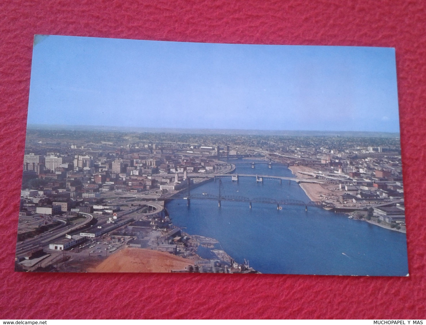 POSTAL POST CARD USA ESTADOS UNIDOS UNITED STATES WILLAMETTE RIVER PORTLAND OREGON BRIDGE PUENTE RÍO PONT PONTE......VER - Portland