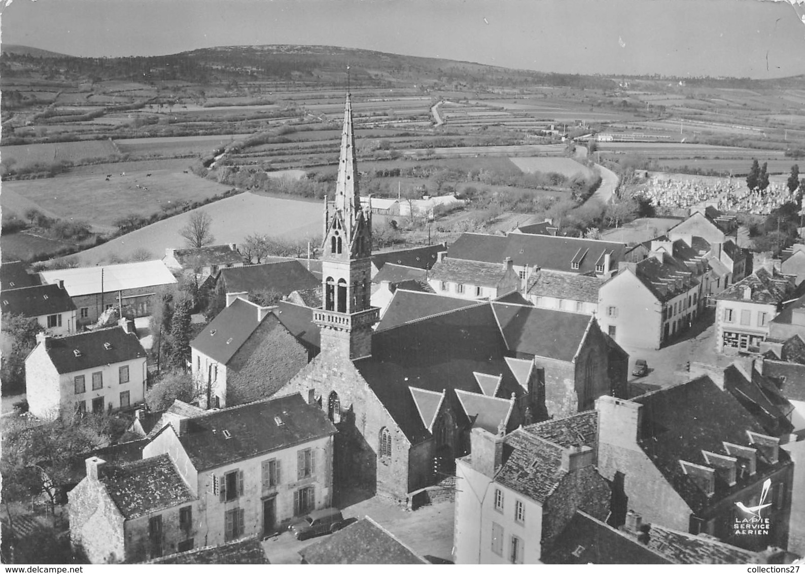 29-PLOMODIERN-L'EGLISE CUE DU CIEL - Plomodiern