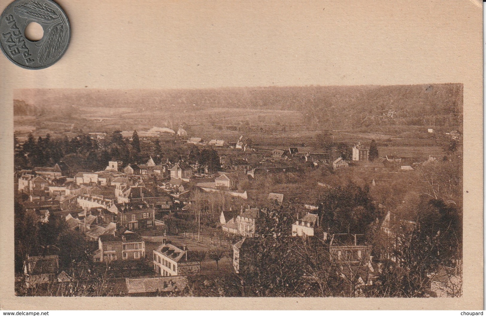 27 - Carte Postale Ancienne De BEAUMONT LE ROGER   Vue Aérienne - Beaumont-le-Roger