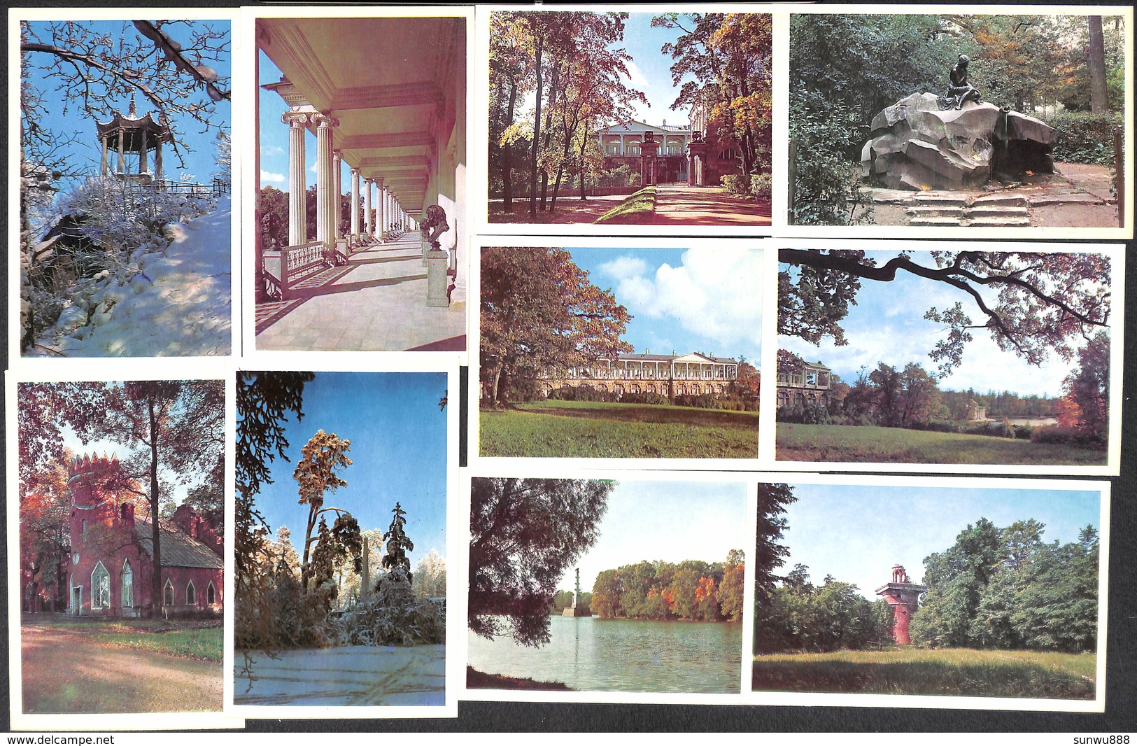 Russie - Carnet 15 Cartes/photos The Parks At Pushkin - Russia