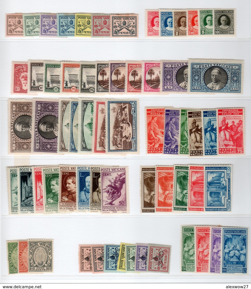 VATICANO 1929/1956 LOTTO *MH /MVLH - Collections