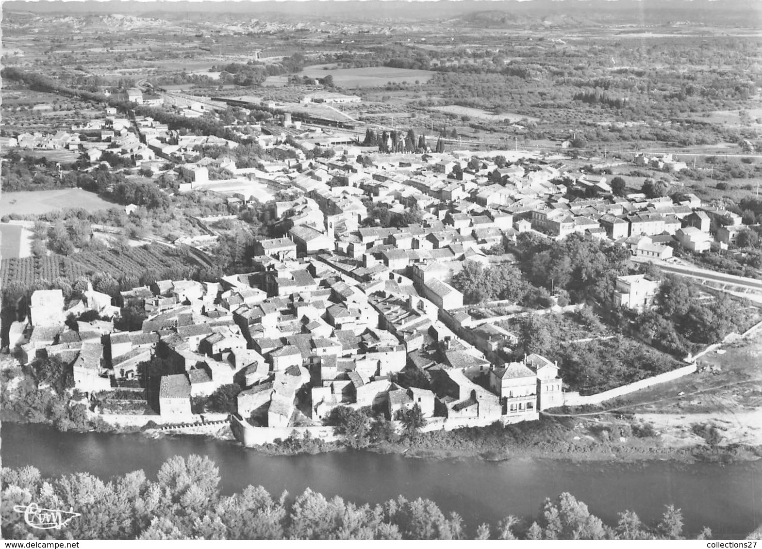 30-REMOULINS- VUE PANORAMIQUE AERIENNE - Remoulins